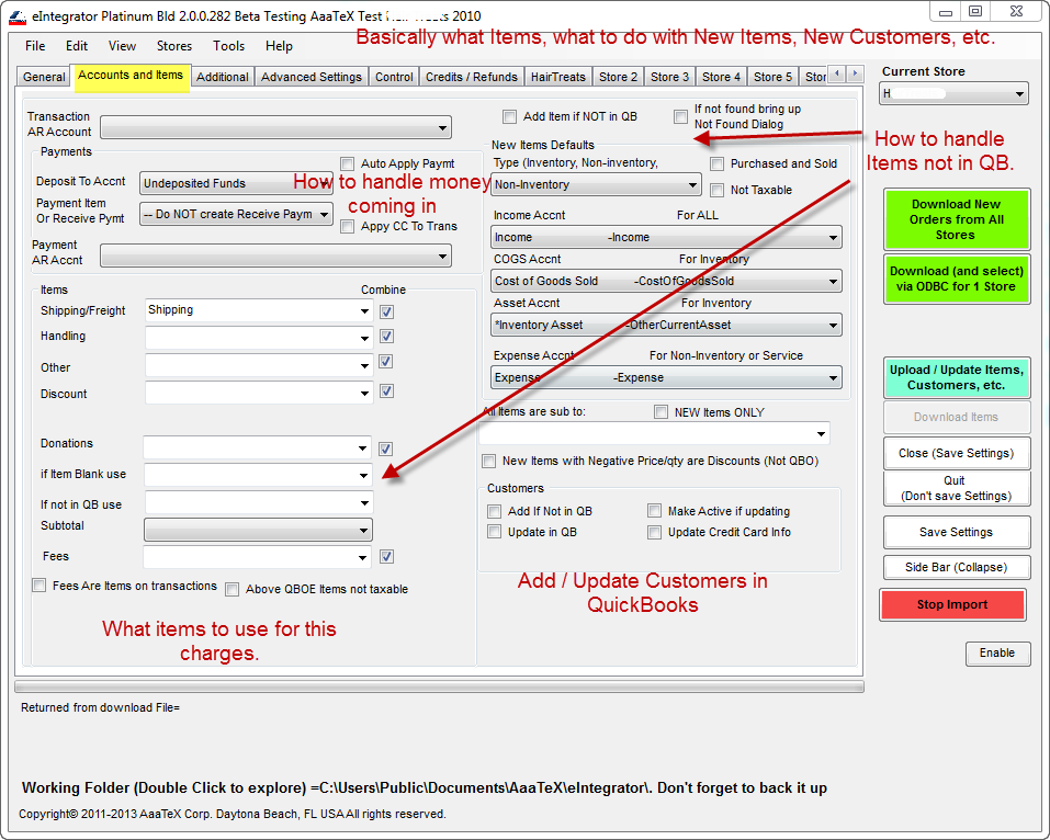 QuickBooks Integration